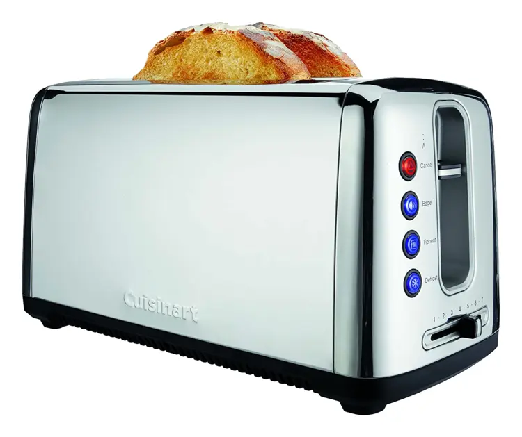Modern Toaster with Bread