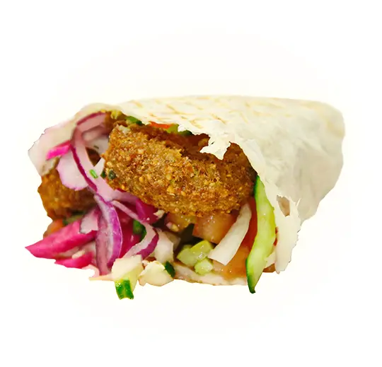 Falafel Wrap with Vegetables