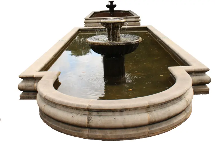 Large Rectangular Garden Fountain