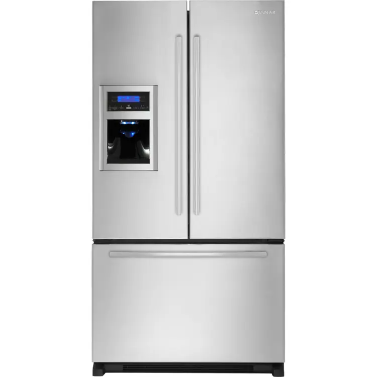 Silver Refrigerator with Double Doors