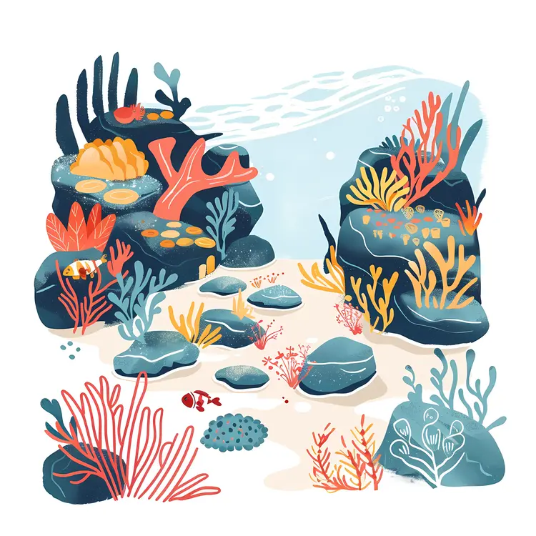 Cartoon Underwater Illustration