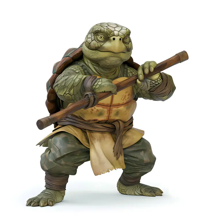 Strong Martial Arts Turtle