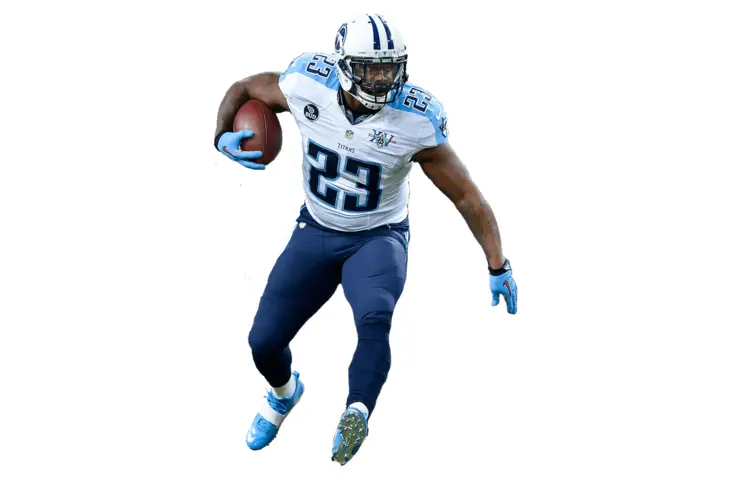 Tennessee Titans Football Player in Motion