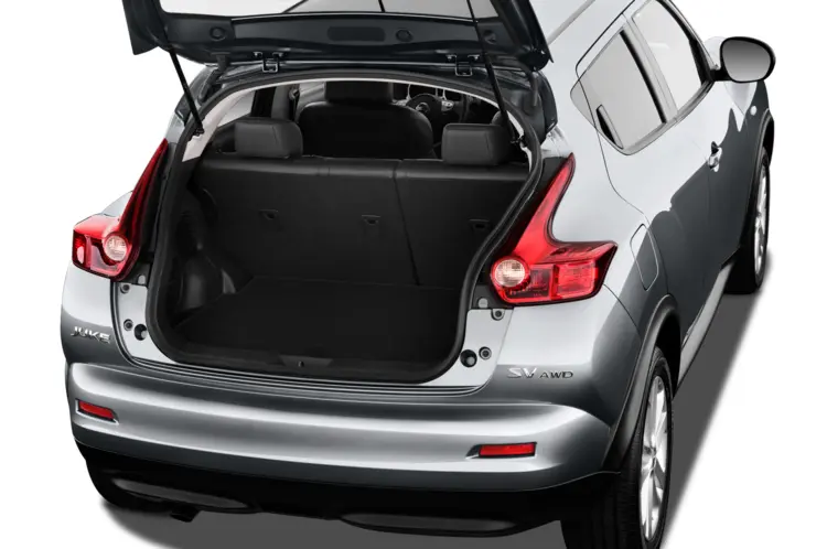 Gray Nissan Juke Compact SUV Rear View