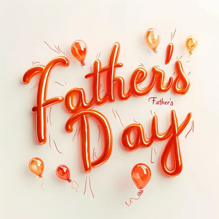 Father's Day Balloon Sign