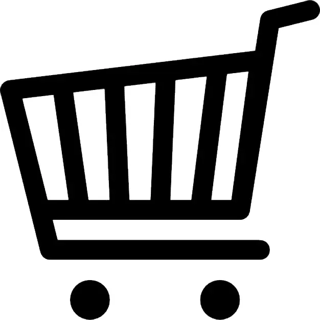 Black Shopping Cart Icon