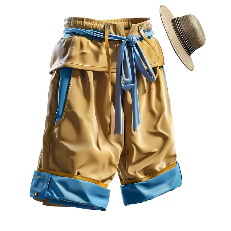 Casual Summer Shorts and Hat