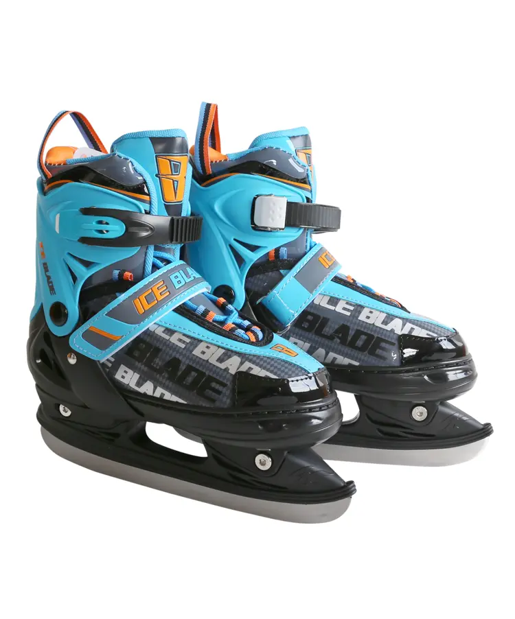 Blue Adjustable Ice Skates for Kids