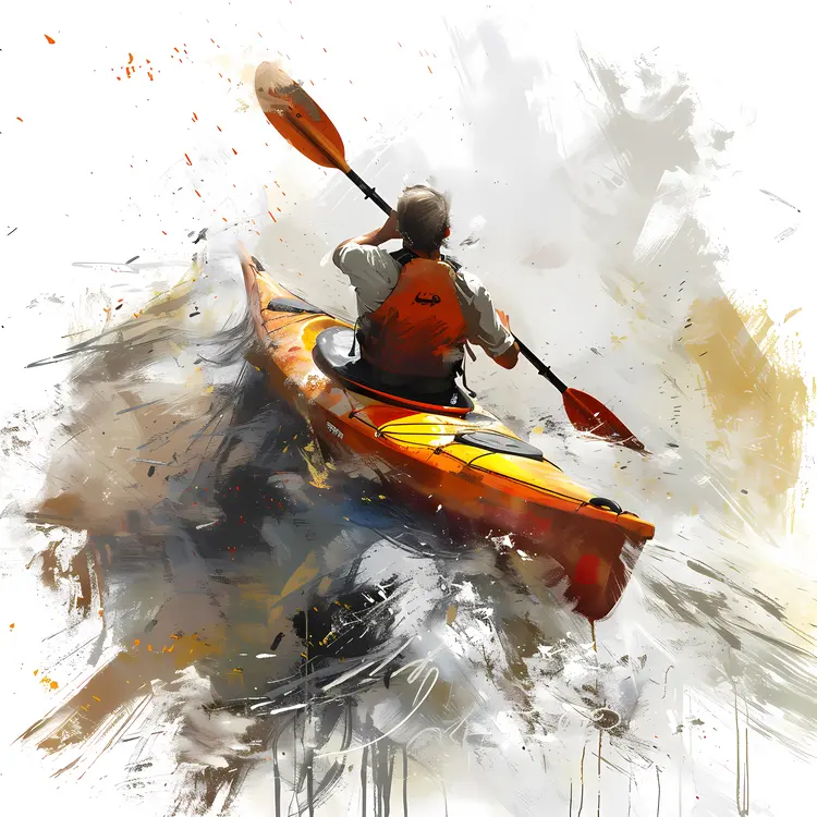 Colorful Kayak for Water Sports