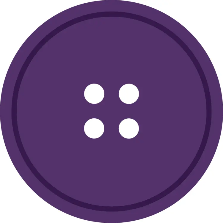 Purple Sewing Button