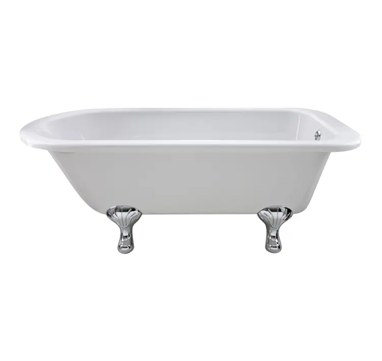 Classic White Clawfoot Bathtub