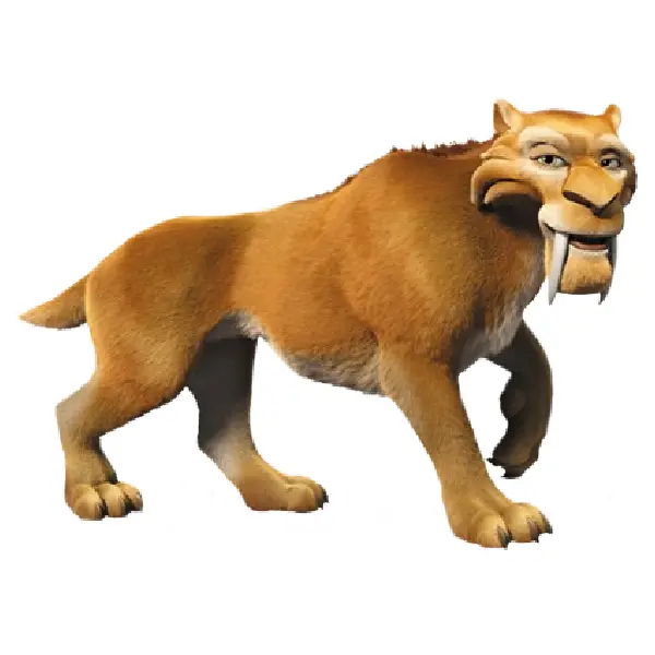 Animated Saber-Toothed Tiger