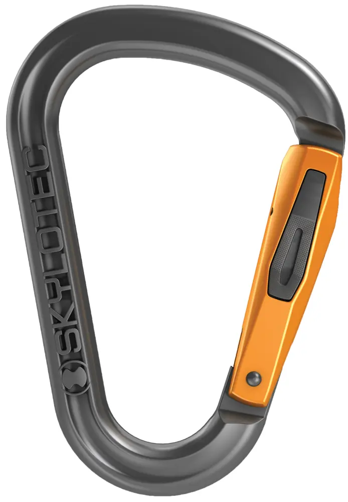 Black and Orange Carabiner