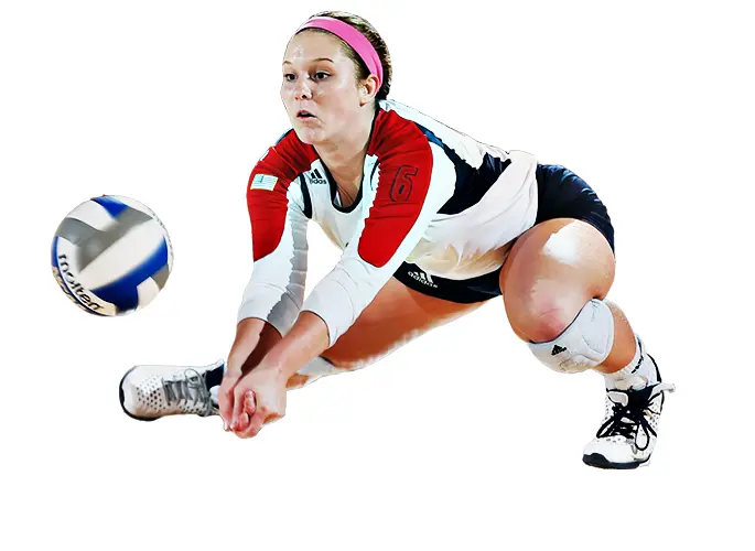 Volleyball Player in Action