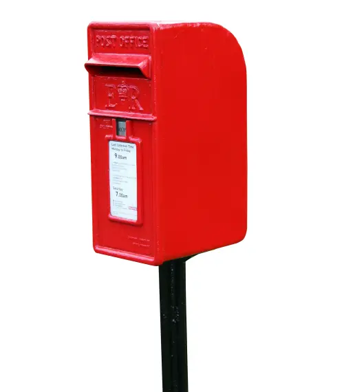 Classic Red Post Box for Mail