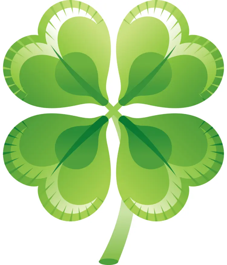 Decorative Four-leaf Clover for St. Patrick's Day