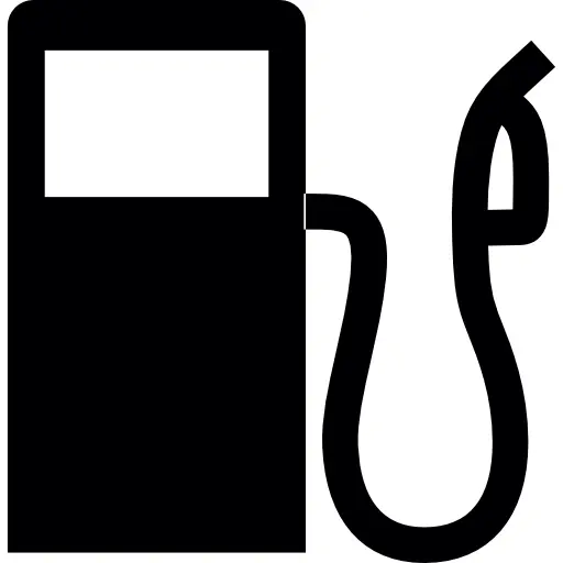 Black Fuel Pump Icon