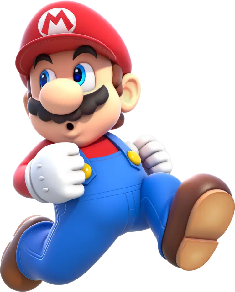 Running Mario Character