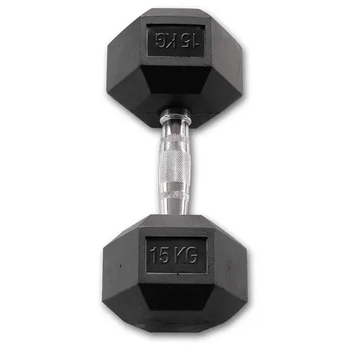 Rubber Dumbbell for Gym Workouts