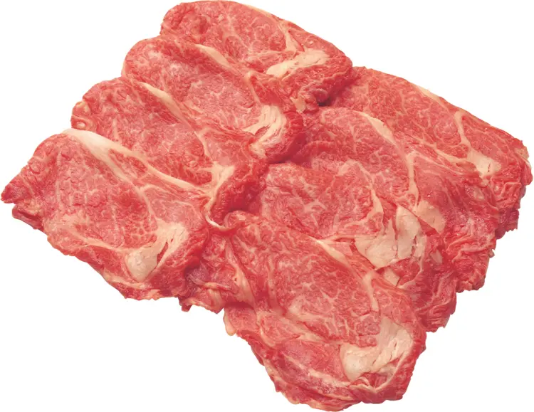 Marbled Meat Slices
