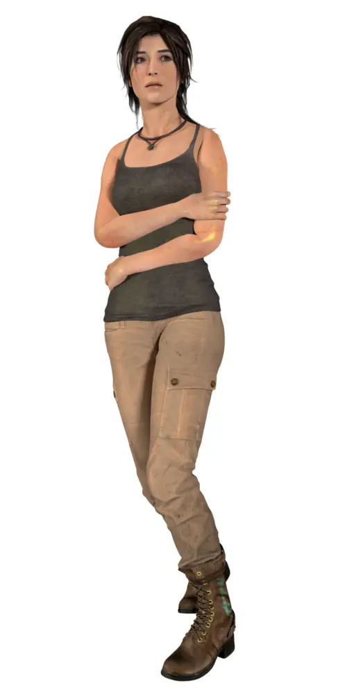 Cartoon Woman Standing