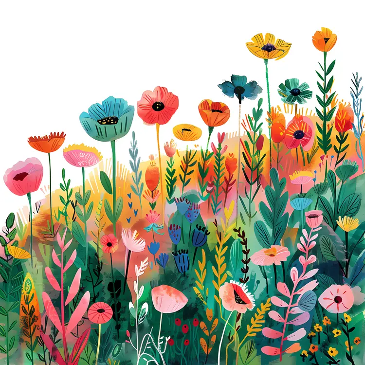 Colorful Flowers in Bloom