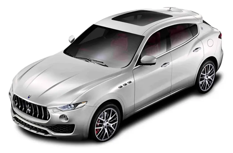 Silver Luxury SUV Car