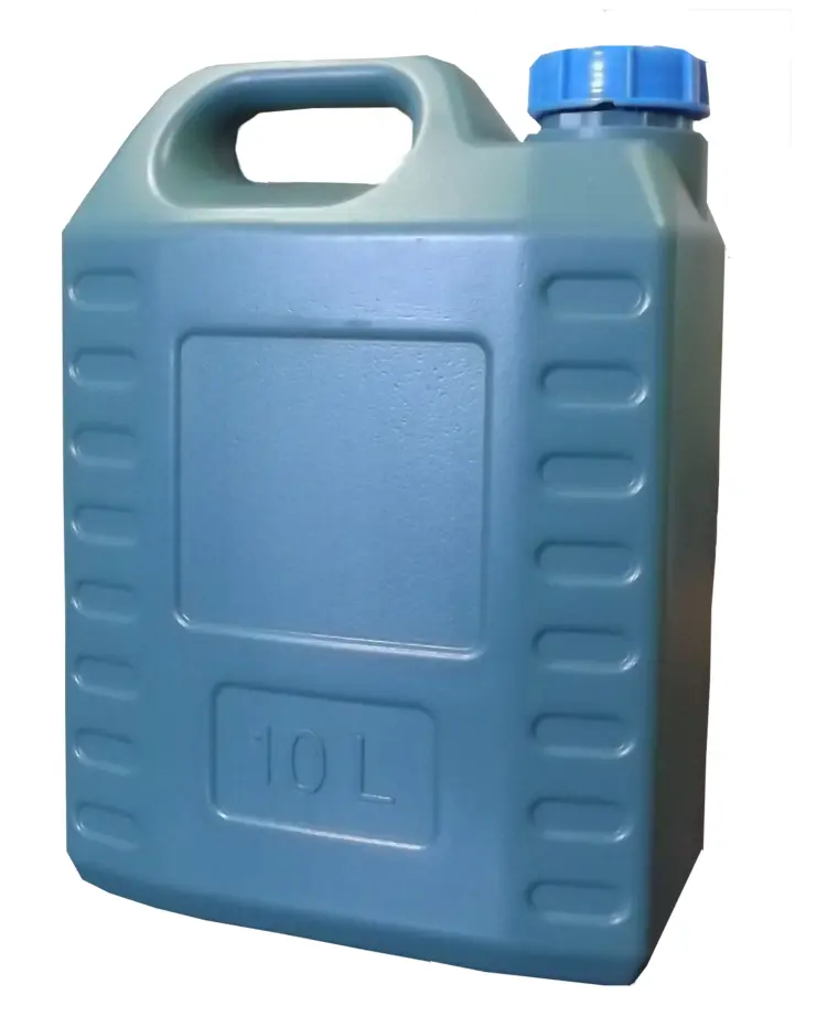 Blue Plastic Can for Liquid Storage