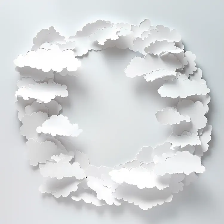Paper Cloud Frame