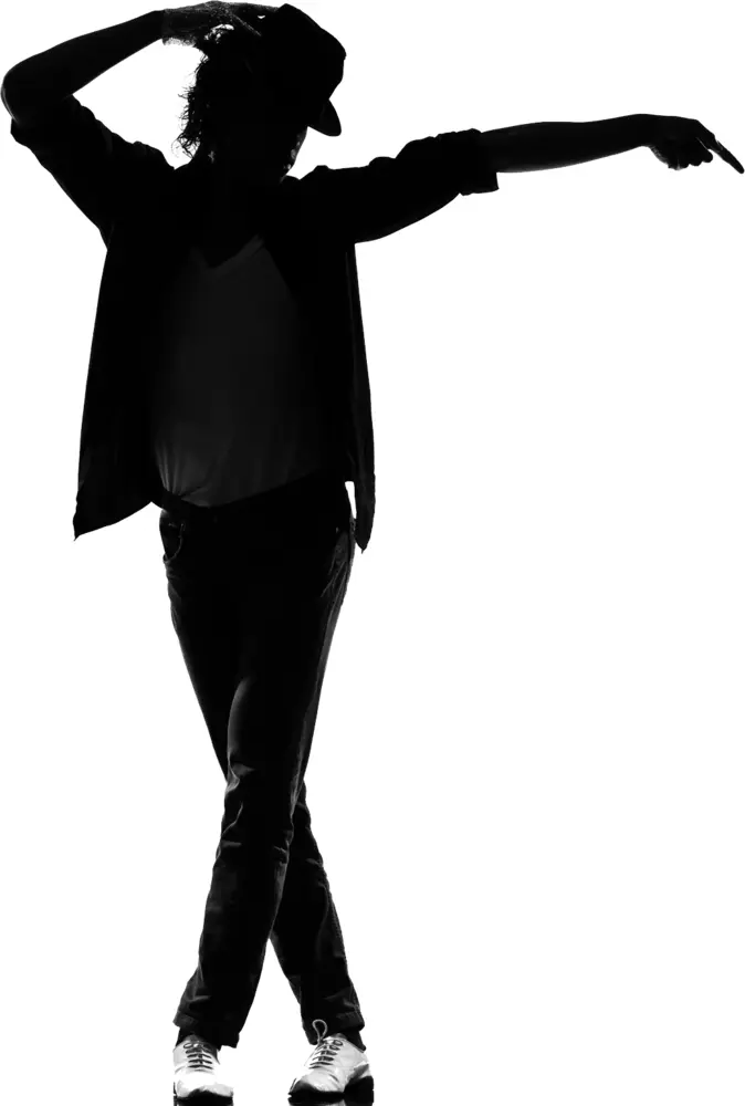 Silhouette Dancer in Iconic Pose