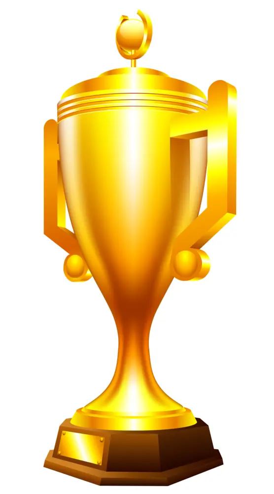 Gold Trophy with Lid