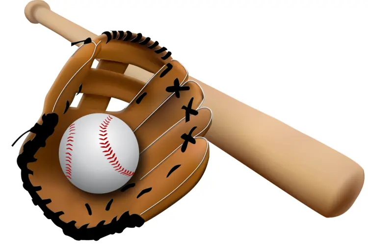 Baseball Bat, Glove, and Ball