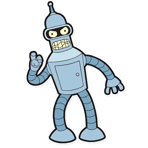 Robot with Raised Finger
