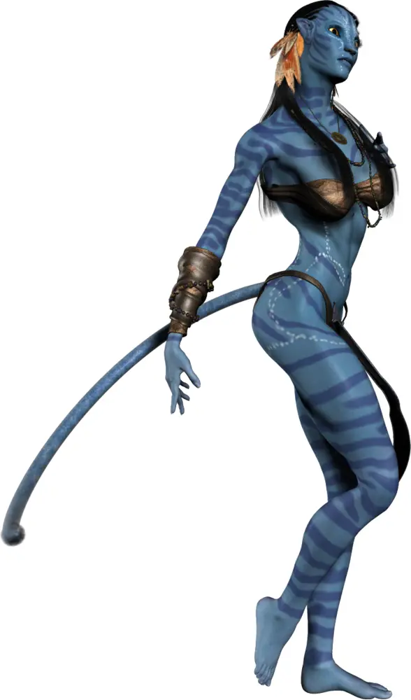 Blue Fantasy Character from a Movie