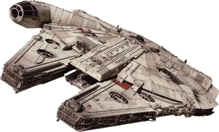 Iconic Millennium Falcon Spaceship