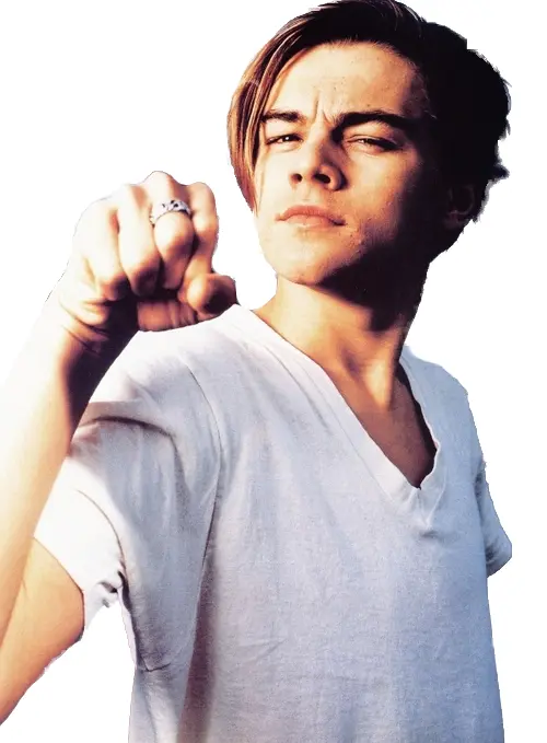 Young Man with Fist Forward