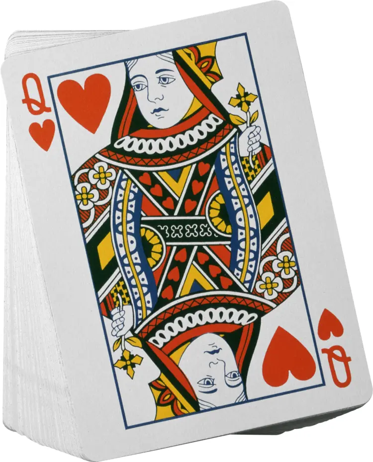 Queen of Hearts Playing Card