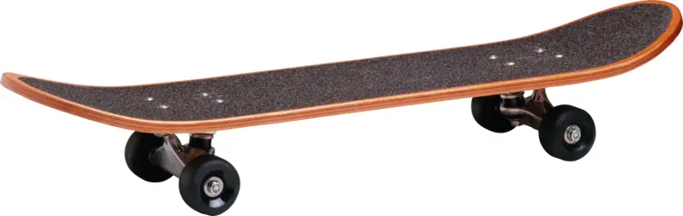 Black and Orange Skateboard for Tricks