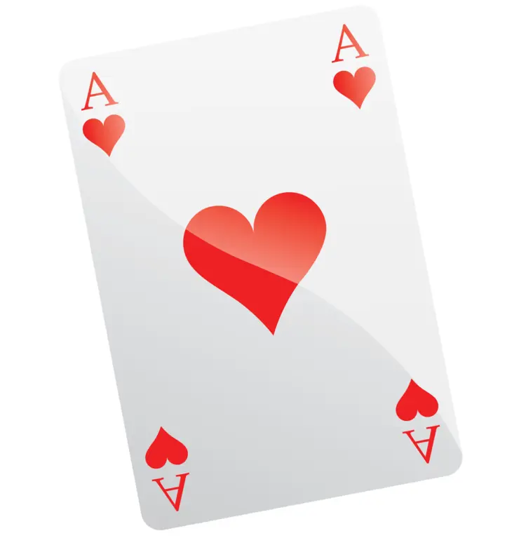 Ace of Hearts Playing Card