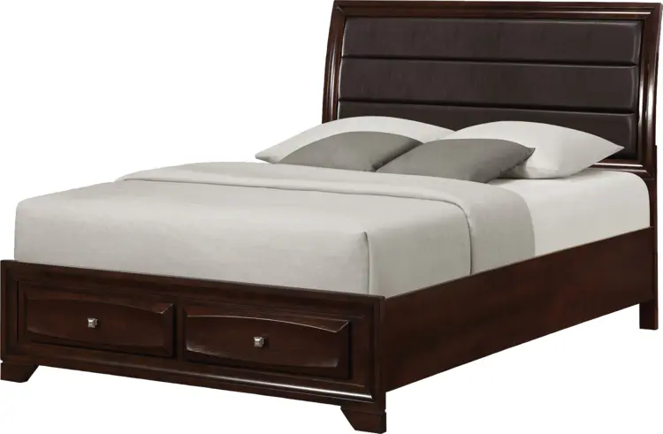 Double Bed with Storage Drawers
