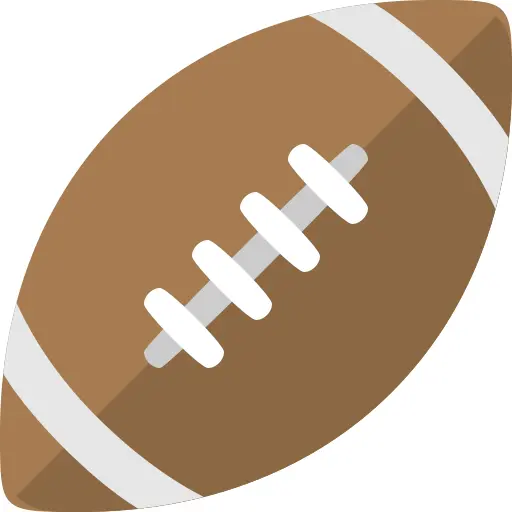 Brown Football Illustration