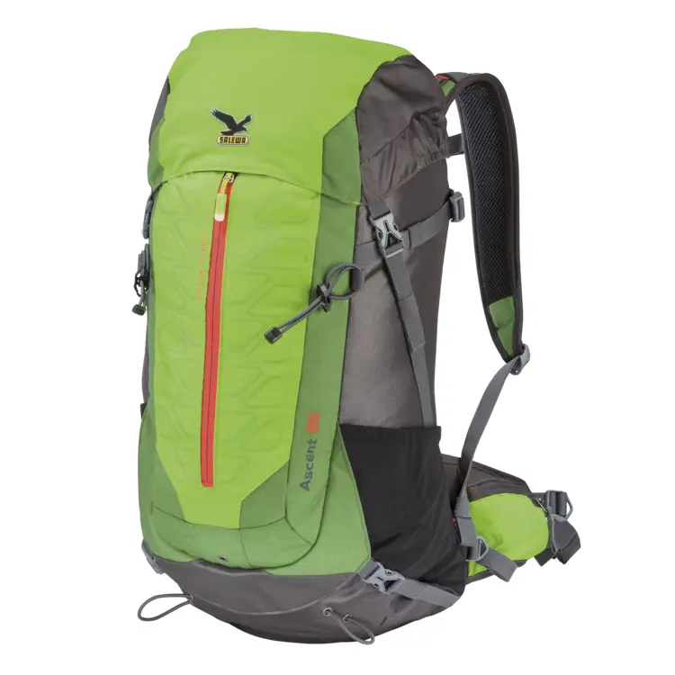 Green and Grey Camping Backpack