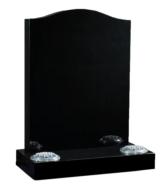 Elegant Black Tombstone
