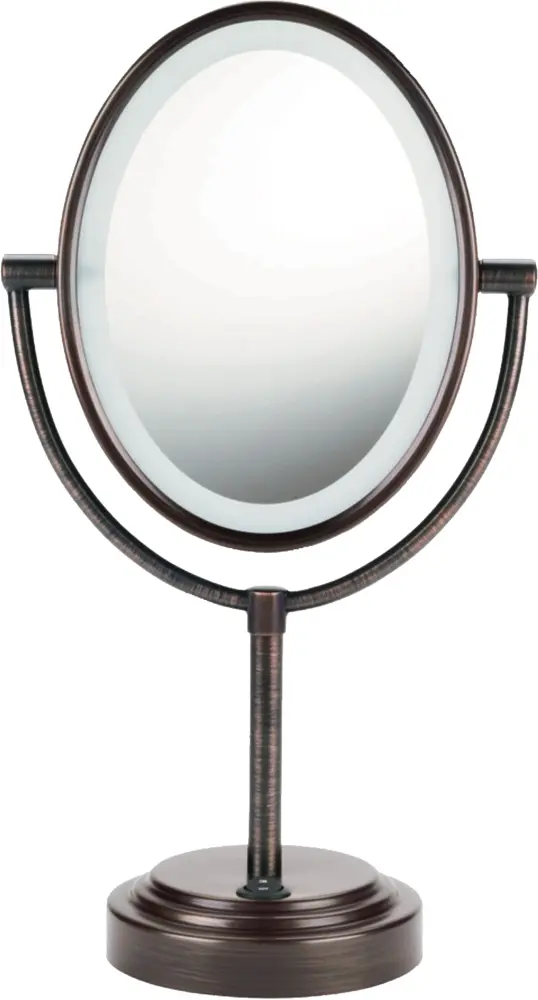 Oval Mirror with Stand