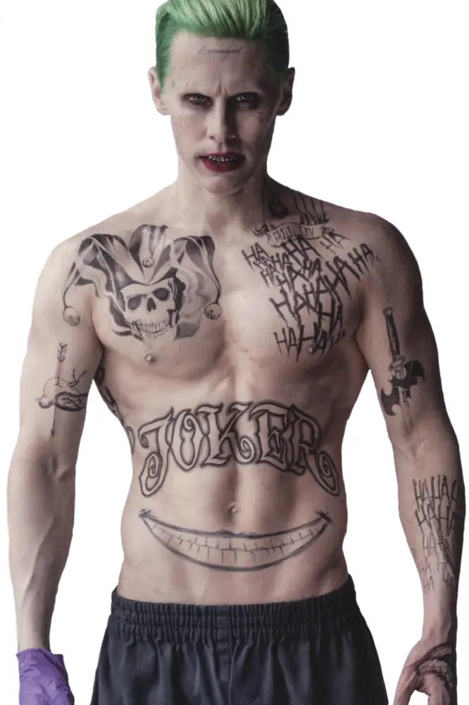 Shirtless Joker with Tattoos