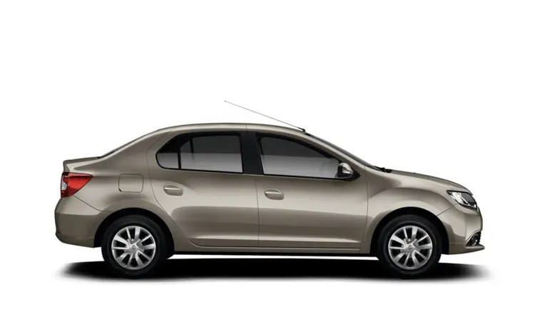 Beige Renault Logan Sedan