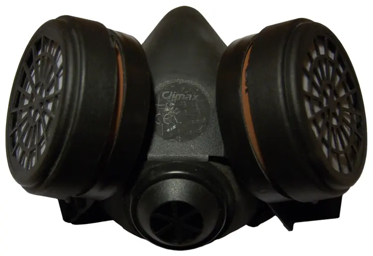 Dual Filter Gas Mask for Industrial Use
