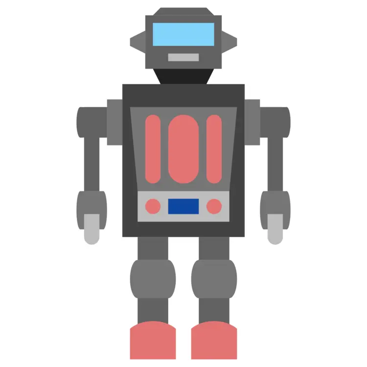 Simple Robot Illustration