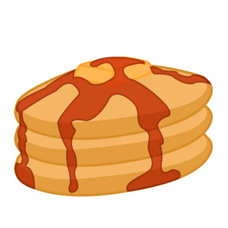 Delicious Pancakes with Syrup