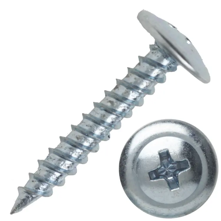Silver Screw with Pan Head